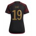 Tanie Strój piłkarski Niemcy Leroy Sane #19 Koszulka Wyjazdowej dla damskie MŚ 2022 Krótkie Rękawy